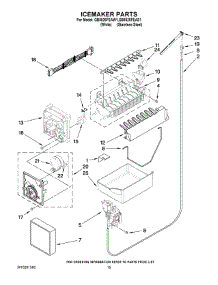 08 - Icemaker parts for Maytag Refrigerator GB5526FEAW1 from AppliancePartsPros.com