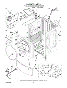02 - Cabinet Parts parts for Maytag Dryer NGD7500VM1 from AppliancePartsPros.com