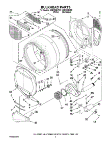 03 - Bulkhead Parts parts for Maytag Dryer NGD7500VM1 from AppliancePartsPros.com
