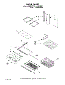 06 - Shelf Parts parts for Maytag Refrigerator GB6526FEAS1 from AppliancePartsPros.com