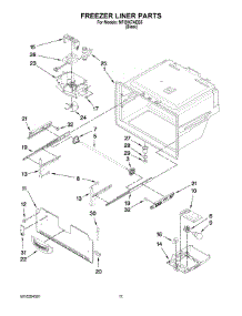 06 - Freezer parts for Maytag Refrigerator MFI2067AEB5 from AppliancePartsPros.com