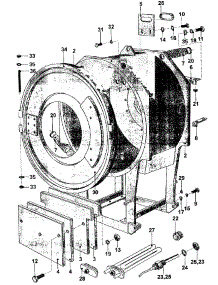 04 - Tub parts for Maytag Washer MFS100PAVS from AppliancePartsPros.com