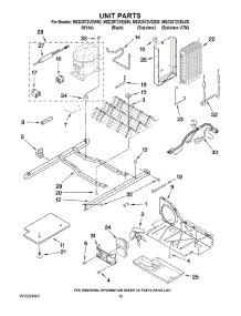 09 - Unit Parts parts for Maytag Refrigerator MSD2572VEB00 from AppliancePartsPros.com