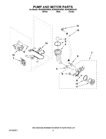 06 - Pump And Motor Parts parts for Maytag Washer MHWE550WW00 from AppliancePartsPros.com