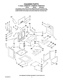 03 - Chassis Parts parts for Maytag Range MER5875RCS1 from AppliancePartsPros.com