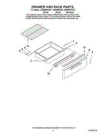 05 - Drawer And Rack Parts parts for Maytag Range MER5875RCS1 from AppliancePartsPros.com