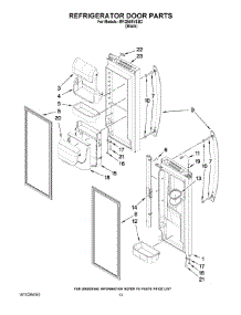 07 - Refrigerator Door Parts parts for Maytag Refrigerator MFI2569VEB2 from AppliancePartsPros.com