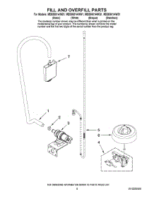 06 - Fill And Overfill Parts parts for Maytag Dishwasher MDB5601AWB1 from AppliancePartsPros.com