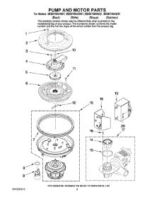 08 - Pump And Motor Parts parts for Maytag Dishwasher MDB6759AWQ1 from AppliancePartsPros.com