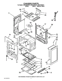 04 - Chassis Parts parts for Maytag Range MGR7665WB1 from AppliancePartsPros.com