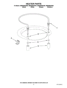 08 - Heater Parts parts for Maytag Dishwasher MDBH969AWW0 from AppliancePartsPros.com