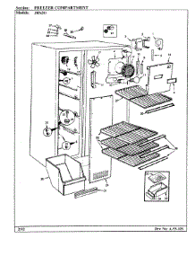 02 - Freezer Compartment parts for Jenn-Air Refrigerator JRS203 / BQ01C from AppliancePartsPros.com