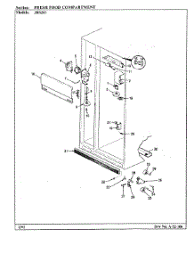 04 - Fresh Food Compartment parts for Jenn-Air Refrigerator JRS203 / BQ01C from AppliancePartsPros.com