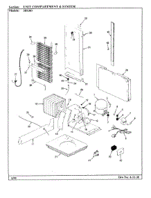 07 - Unit Compartment & System parts for Jenn-Air Refrigerator JRS203 / BQ01C from AppliancePartsPros.com