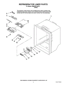 04 - Refrigerator Liner Parts parts for Maytag Refrigerator MB2216PUAW11 from AppliancePartsPros.com