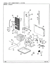 06 - Unit Compartment & System parts for Jenn-Air Refrigerator JRSD247B / DQ83A from AppliancePartsPros.com