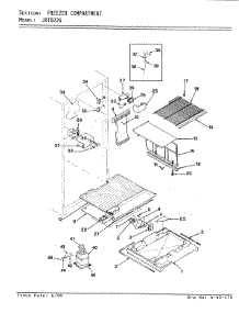 02 - Freezer Compartment parts for Jenn-Air Refrigerator JRTD226L / BJ82A from AppliancePartsPros.com