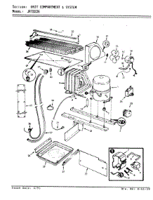 06 - Unit Compartment & System parts for Jenn-Air Refrigerator JRTD226L / BJ82A from AppliancePartsPros.com