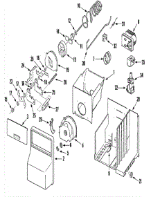 08 - Ice Bin parts for Admiral Refrigerator JS229FSBGB from AppliancePartsPros.com