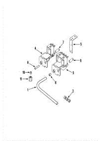 10 - Water System parts for Admiral Refrigerator JS229SEXPB from AppliancePartsPros.com