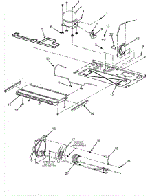 02 - Compressor parts for Admiral Refrigerator JS2628HEKB from AppliancePartsPros.com