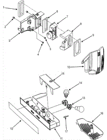 03 - Controls parts for Admiral Refrigerator JS2628HEKB from AppliancePartsPros.com