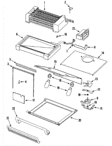 04 - Evaporator Compartment parts for Admiral Refrigerator JS829SEBGB from AppliancePartsPros.com