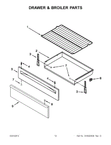06 - Drawer & Broiler Parts parts for Maytag Range MGR7662WQ1 from AppliancePartsPros.com