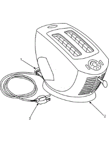 03 - Toaster parts for Jenn-Air Toaster JTO500EAAU from AppliancePartsPros.com
