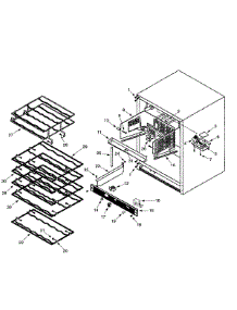 02 - Interior Parts parts for Jenn-Air Wine Cooler JWC2450ACX from AppliancePartsPros.com