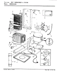 07 - Unit Compartment & System parts for Maytag Refrigerator KBDS24L92KA / AP82A from AppliancePartsPros.com