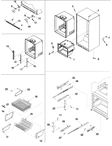 07 - Interior Cabinet & Freezer Shelving parts for Maytag Refrigerator KBLA20ELSS0 / PKBLA20ELS0 from AppliancePartsPros.com