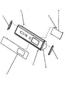 04 - Graphics Panel, Control Hood & Controls parts for Amana Dryer KE5313 from AppliancePartsPros.com