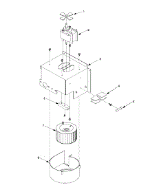 02 - Blower parts for Amana Microwave KFC2 / P1329112M from AppliancePartsPros.com