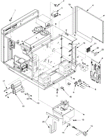05 - Electrical Components parts for Amana Microwave KFC2 / P1326306M from AppliancePartsPros.com