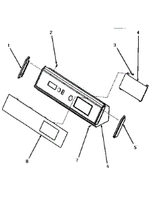 06 - Graphics Panel, Control Hood & Controls parts for Amana Dryer KG5319 from AppliancePartsPros.com