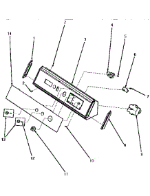 05 - Graphics Panel, Conrol Hood & Controls parts for Amana Dryer KG6539 from AppliancePartsPros.com