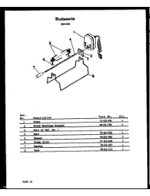 06 - Rotisserie parts for Amana Cooktop KGT-591 from AppliancePartsPros.com