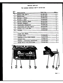 05 - Page 1 parts for Amana Cooktop KGT-593 from AppliancePartsPros.com