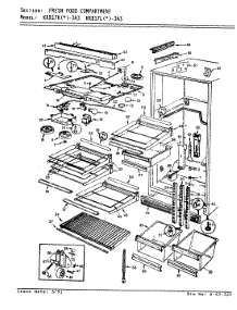 03 - Fresh Food Compartment parts for Admiral Refrigerator KRB17KA3A3 / AF30A from AppliancePartsPros.com