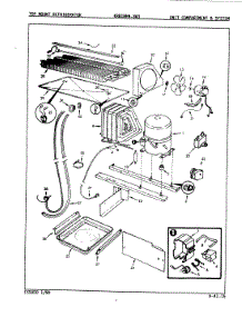 05 - Unit Compartment & System parts for Maytag Refrigerator KRB18HA3W3 / 9D35A from AppliancePartsPros.com