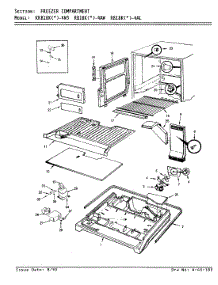 02 - Freezer Compartment parts for Maytag Refrigerator KRB18KN4W3 / AF41A from AppliancePartsPros.com