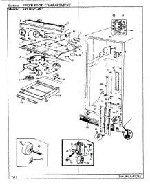 04 - Fresh Food Compartment parts for Maytag Refrigerator KRB18KN4W3 / BF42B from AppliancePartsPros.com