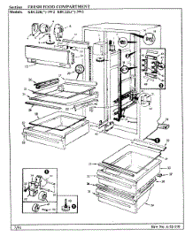 03 - Fresh Food Compartment parts for Admiral Refrigerator KRC22KA3W2 / AP37A from AppliancePartsPros.com