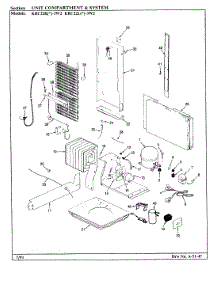 05 - Unit Compartment & System parts for Admiral Refrigerator KRC22KN3W2 / AP37A from AppliancePartsPros.com