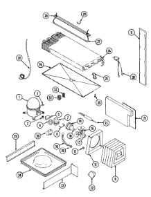 08 - Unit Compartment & System parts for Admiral Refrigerator KSU4700BS from AppliancePartsPros.com