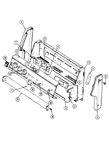 02 - Control Panel parts for Norge Range L3527WRV from AppliancePartsPros.com