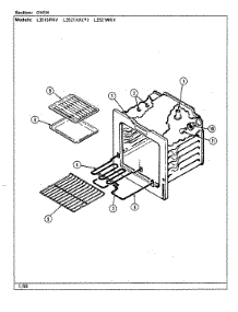 04 - Oven parts for Norge Range L3527XRB from AppliancePartsPros.com