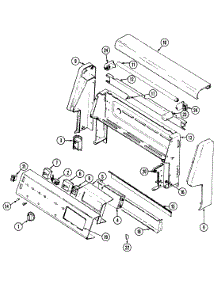 02 - Control Panel parts for Norge Range L3581VUV from AppliancePartsPros.com