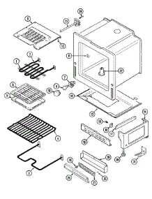 04 - Oven / Base parts for Norge Range L3832VRV from AppliancePartsPros.com